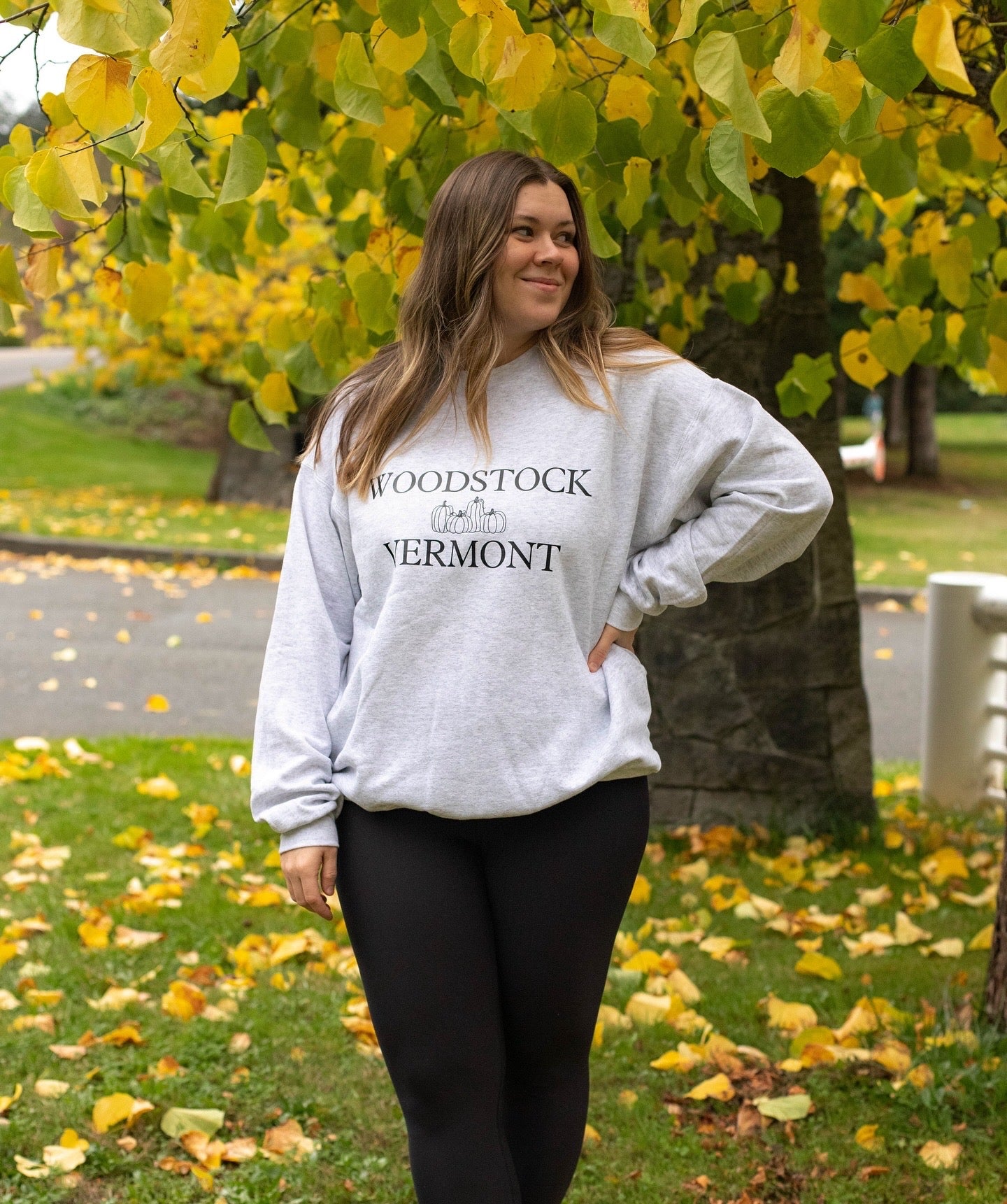 Woodstock, Vermont Crew Neck