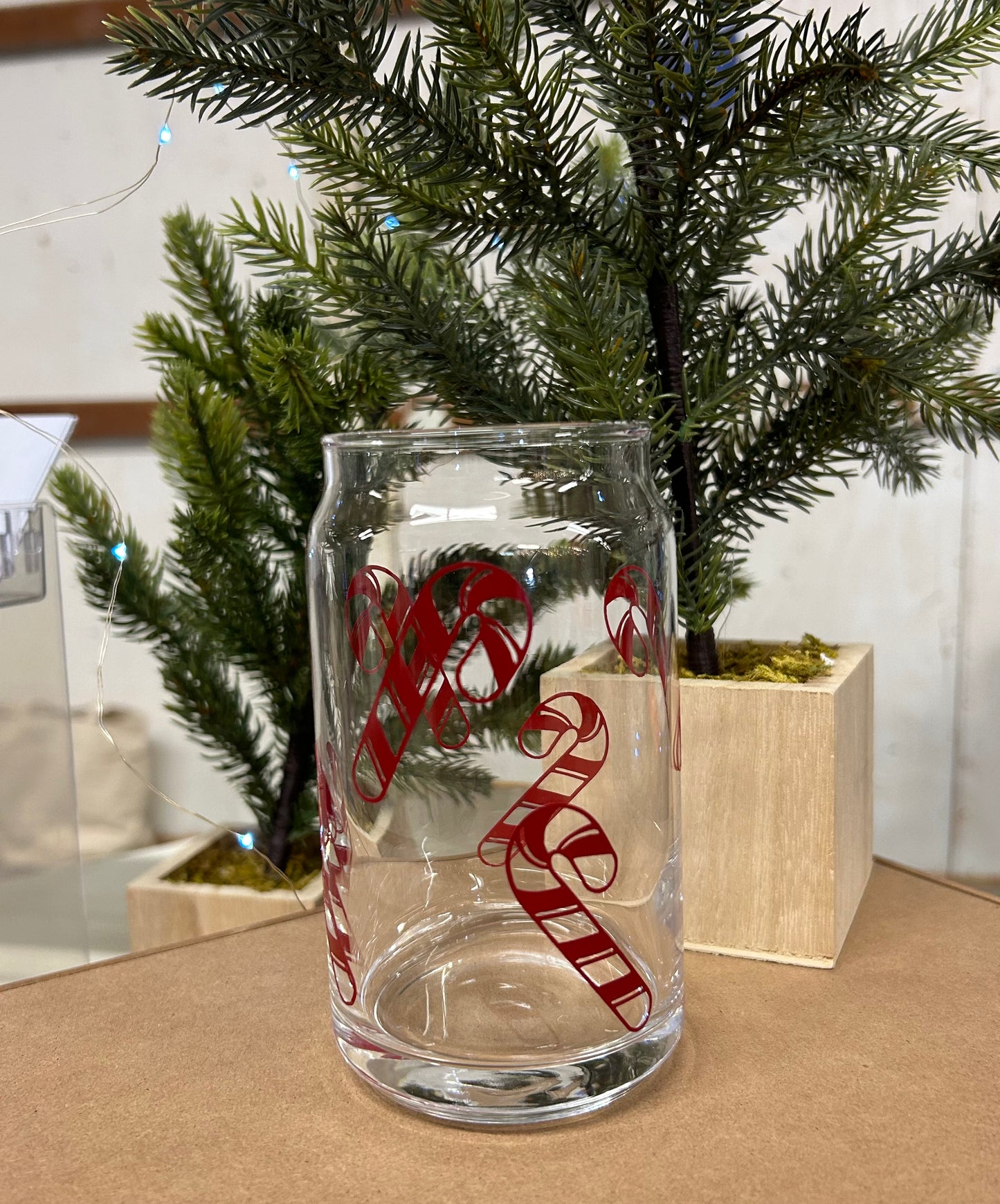 Candy Cane Glass