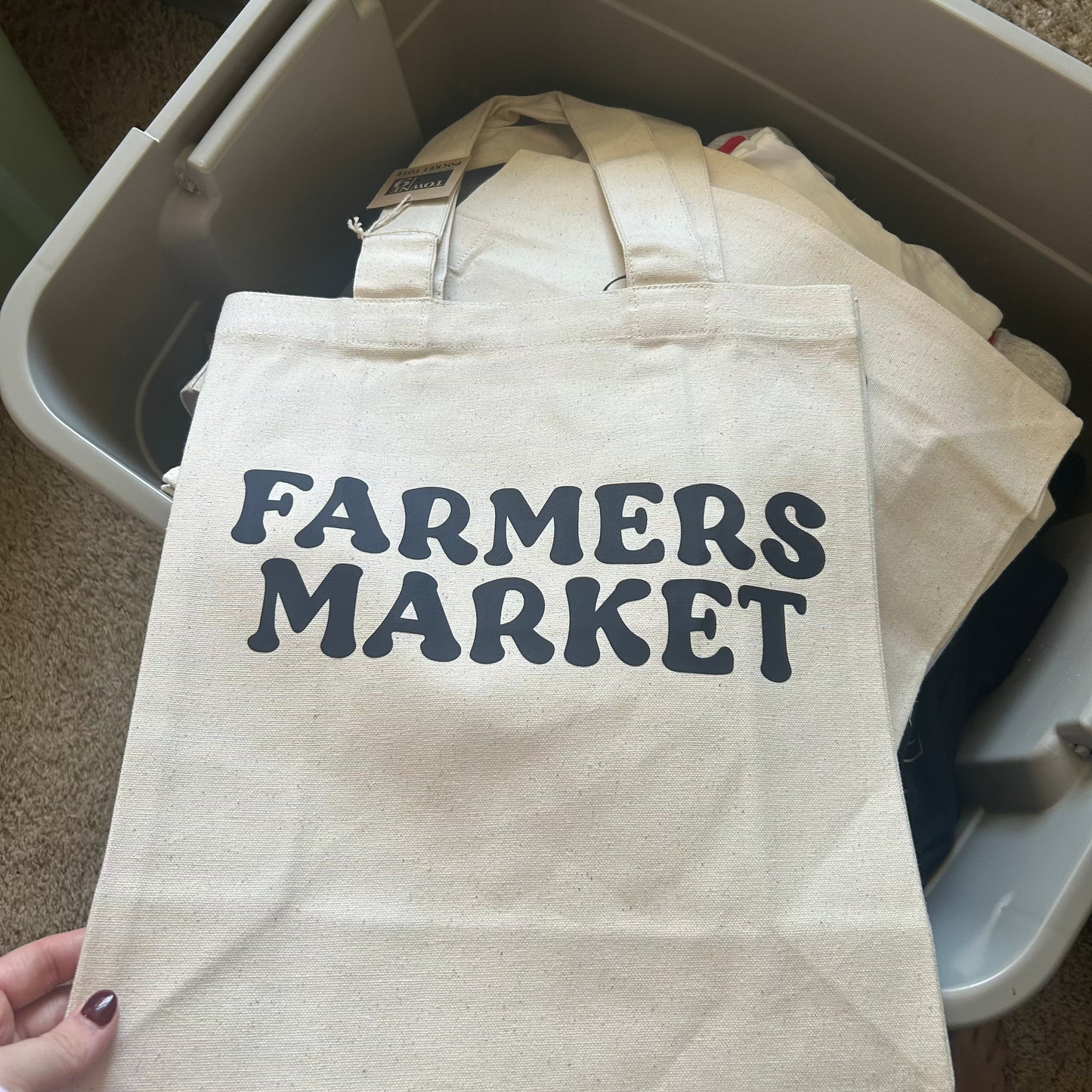 Farmers Market Tote Bag