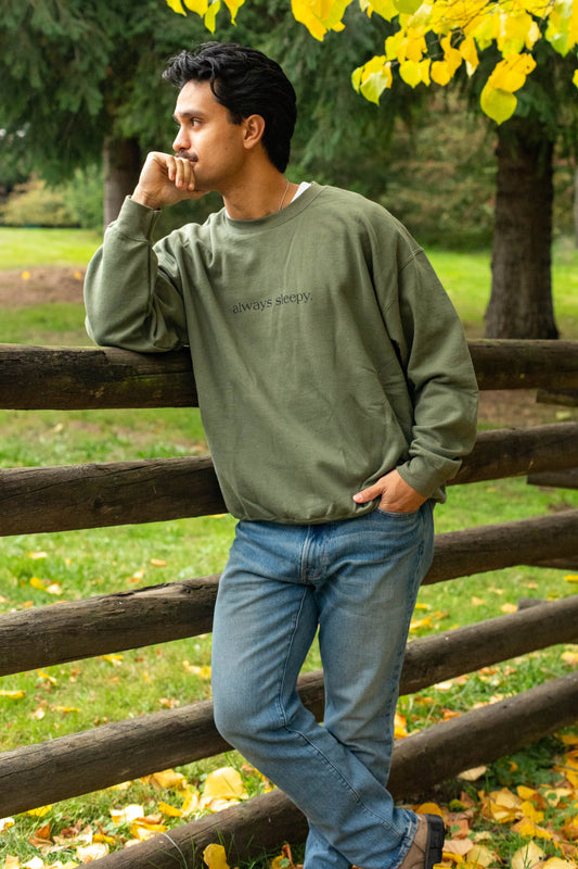 Always Sleepy Crewneck