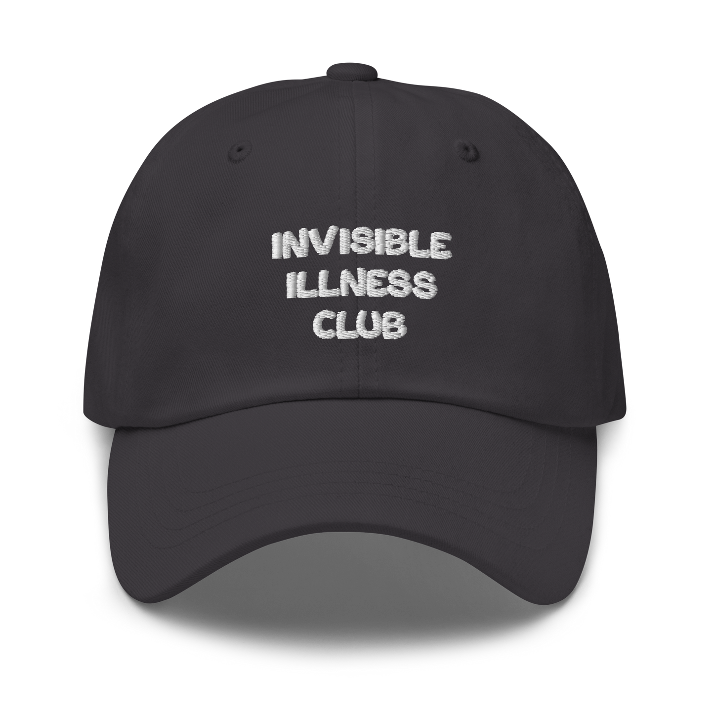Invisible illness club baseball cap embroidered