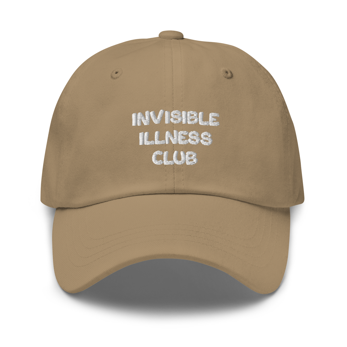 Invisible illness club baseball cap embroidered