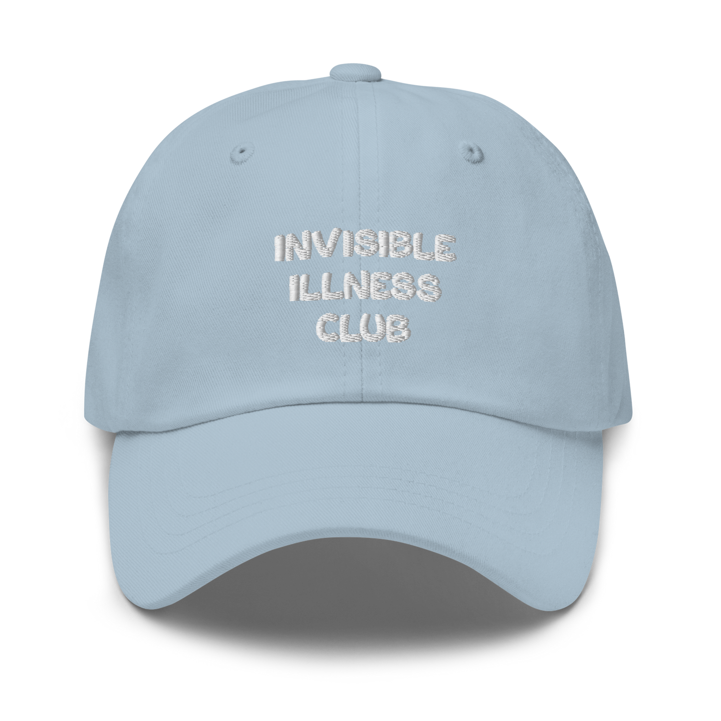Invisible illness club baseball cap embroidered