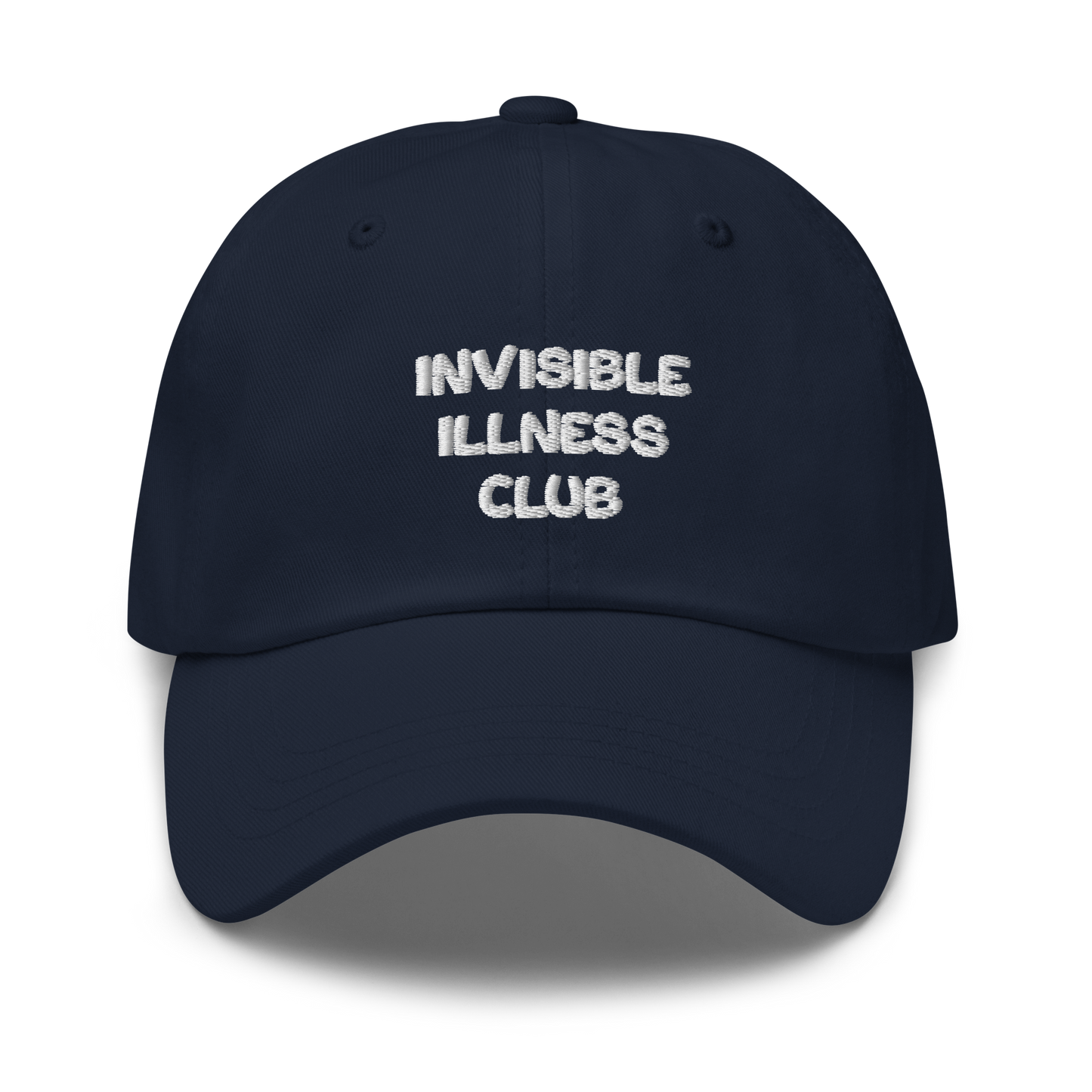 Invisible illness club baseball cap embroidered