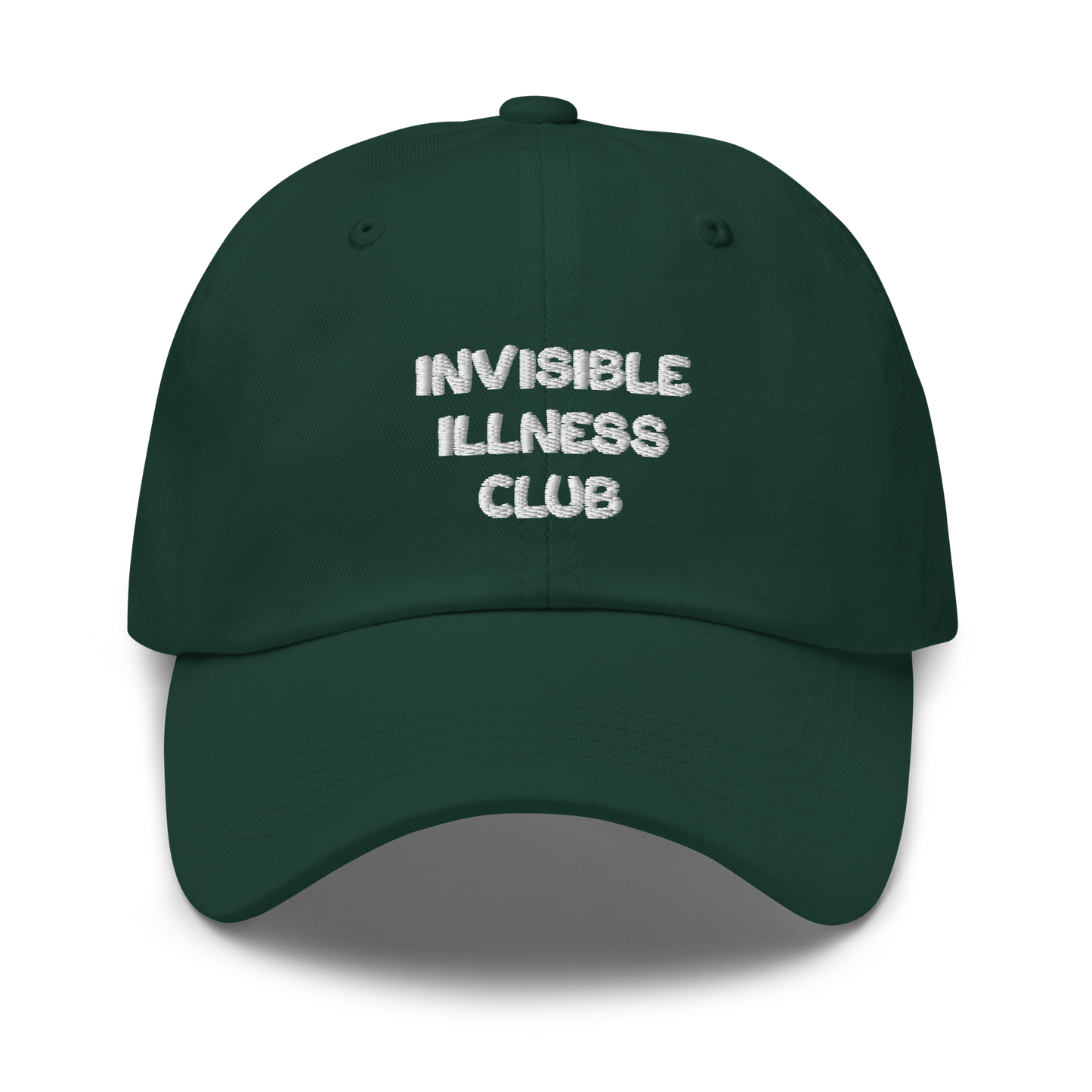 Invisible illness club baseball cap embroidered