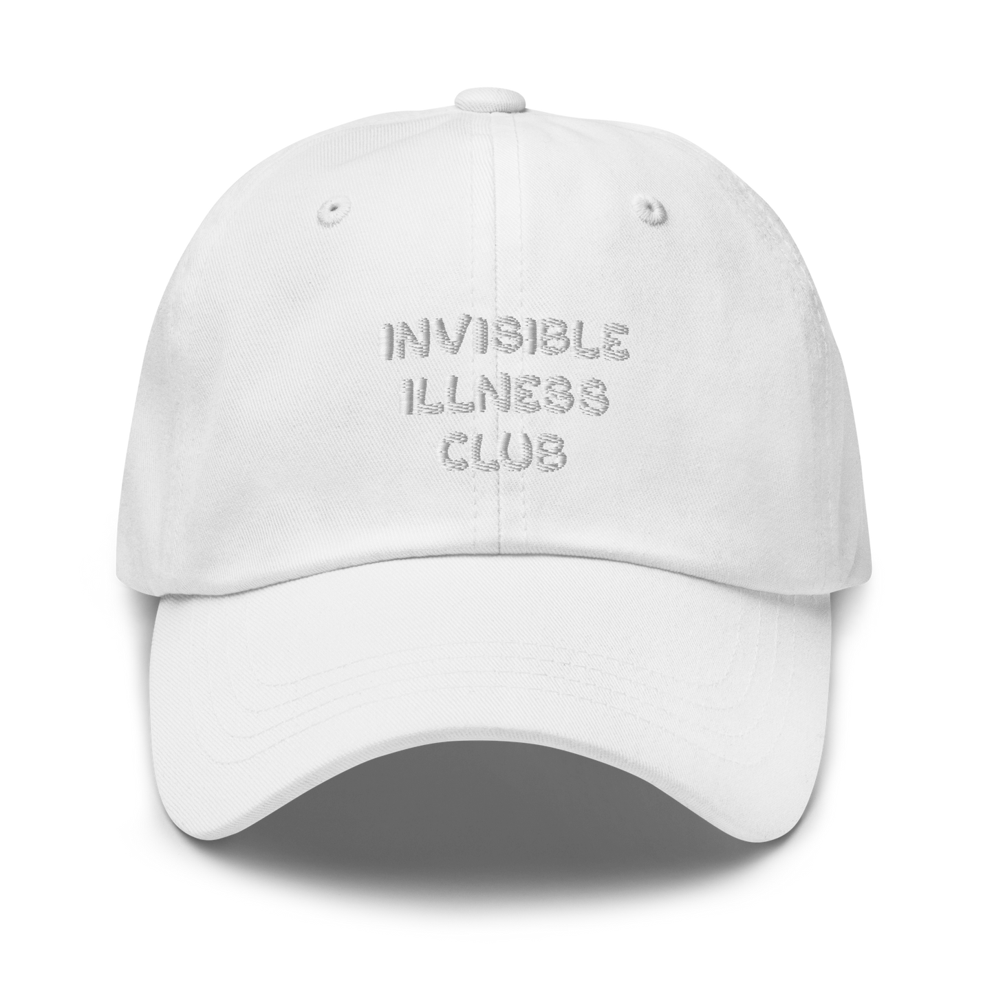 Invisible illness club baseball cap embroidered