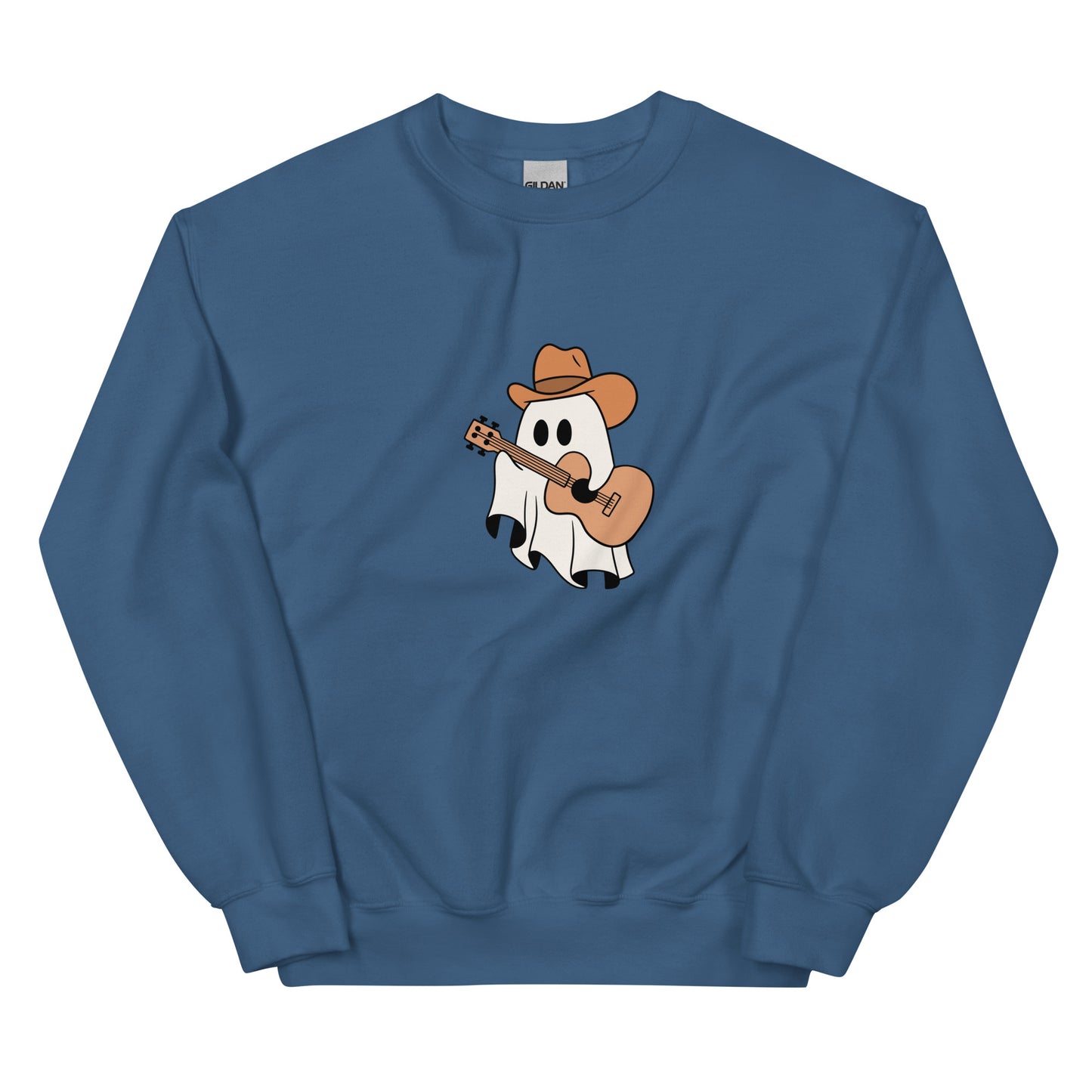 Cowboy Ghost with Guitar Crewneck