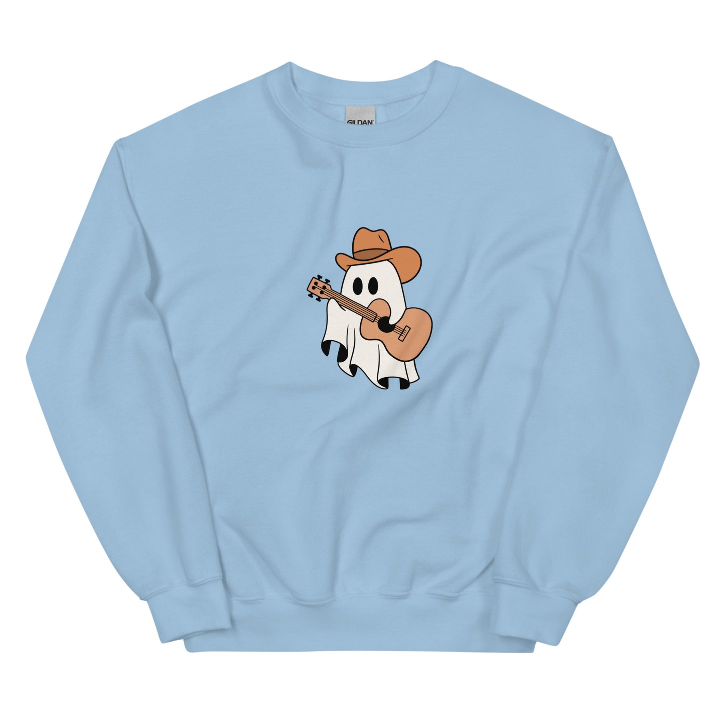 Cowboy Ghost with Guitar Crewneck