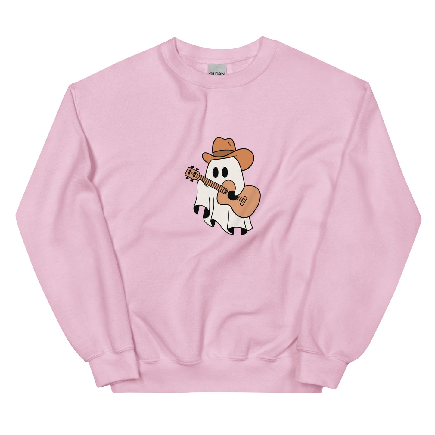 Cowboy Ghost with Guitar Crewneck