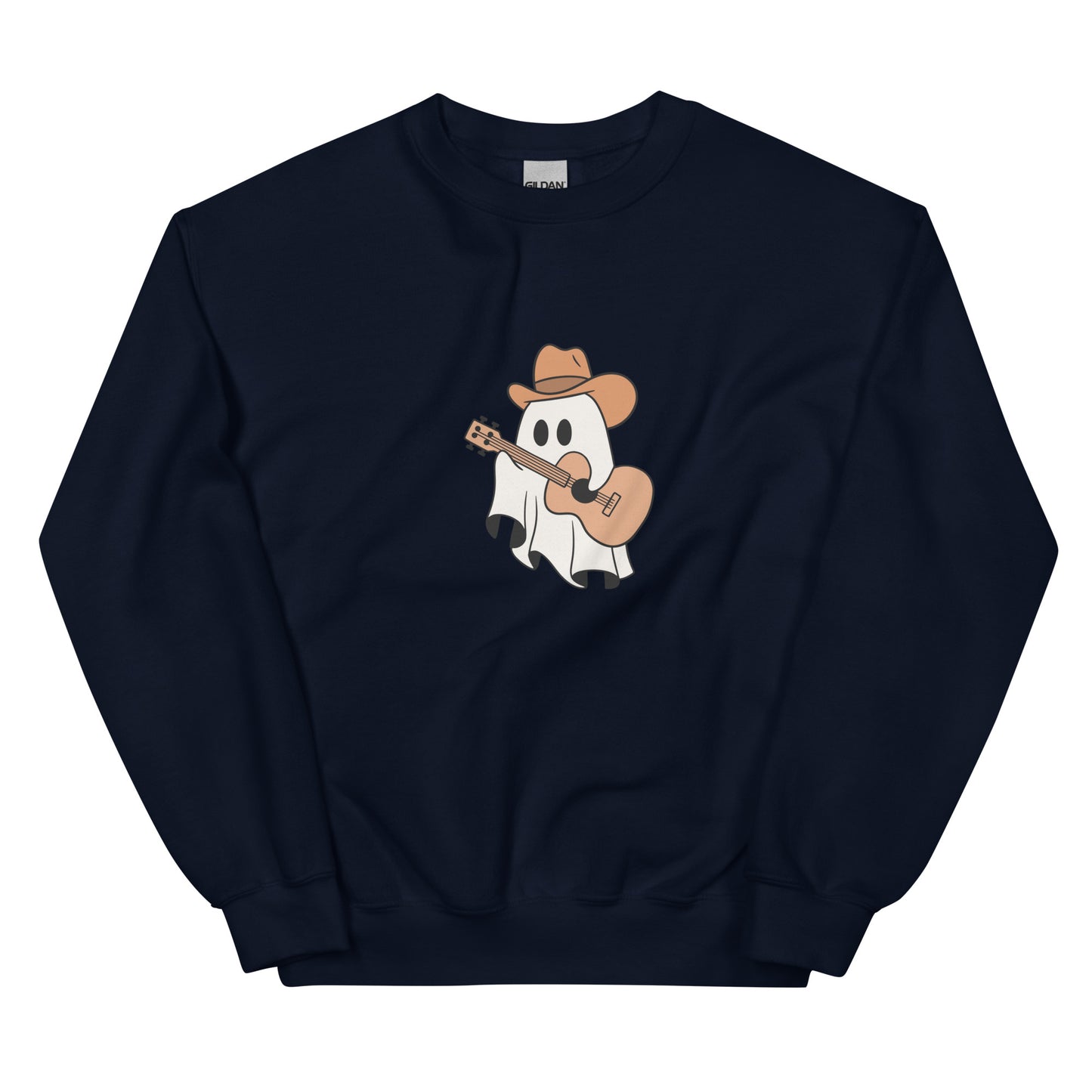 Cowboy Ghost with Guitar Crewneck