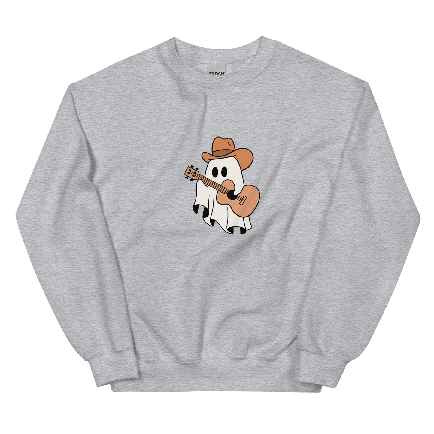 Cowboy Ghost with Guitar Crewneck