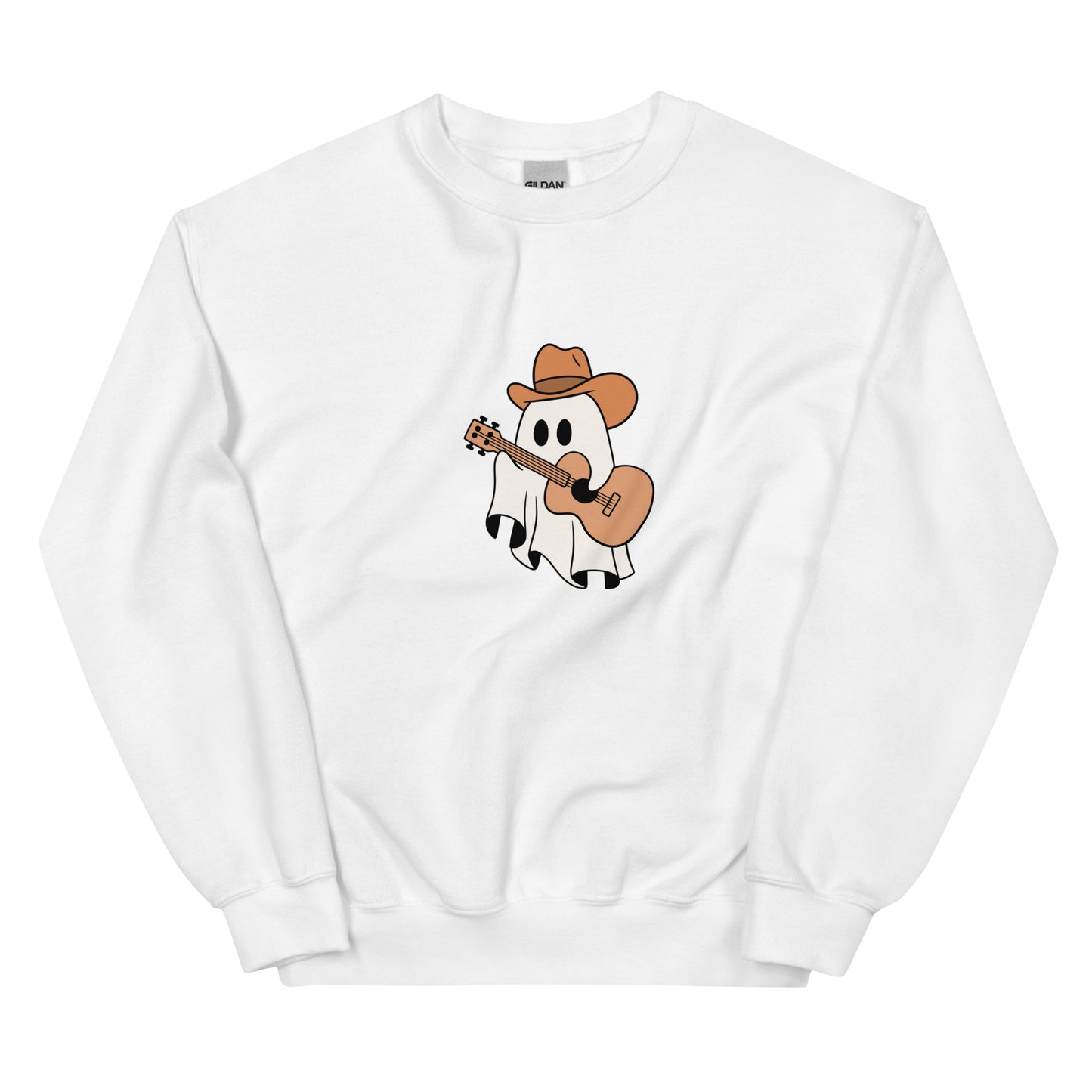 Cowboy Ghost with Guitar Crewneck