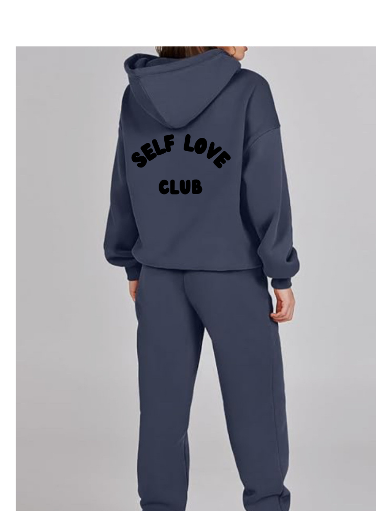 Self Love Club Set in Navy