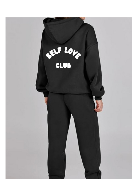 Self Love Club Set in Black
