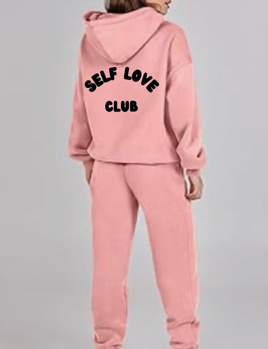Self Love Club Set in Baby Pink