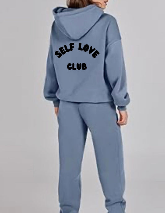Self Love Club Set in Light Blue