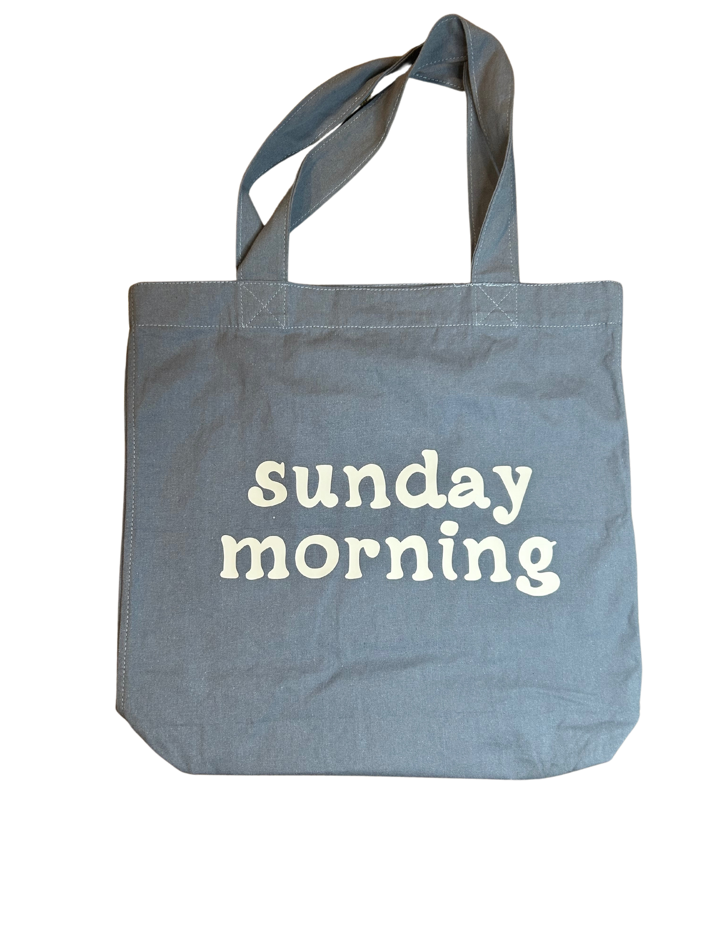 Sunday Morning Blue Tote Bag