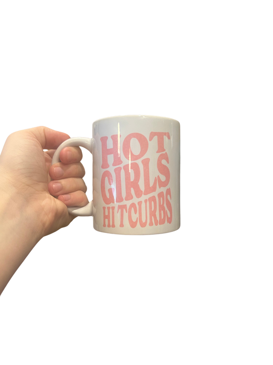 Hot Girls Hit Curbs Mug