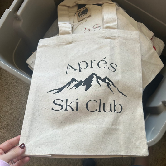 Apres Ski Tote Bag