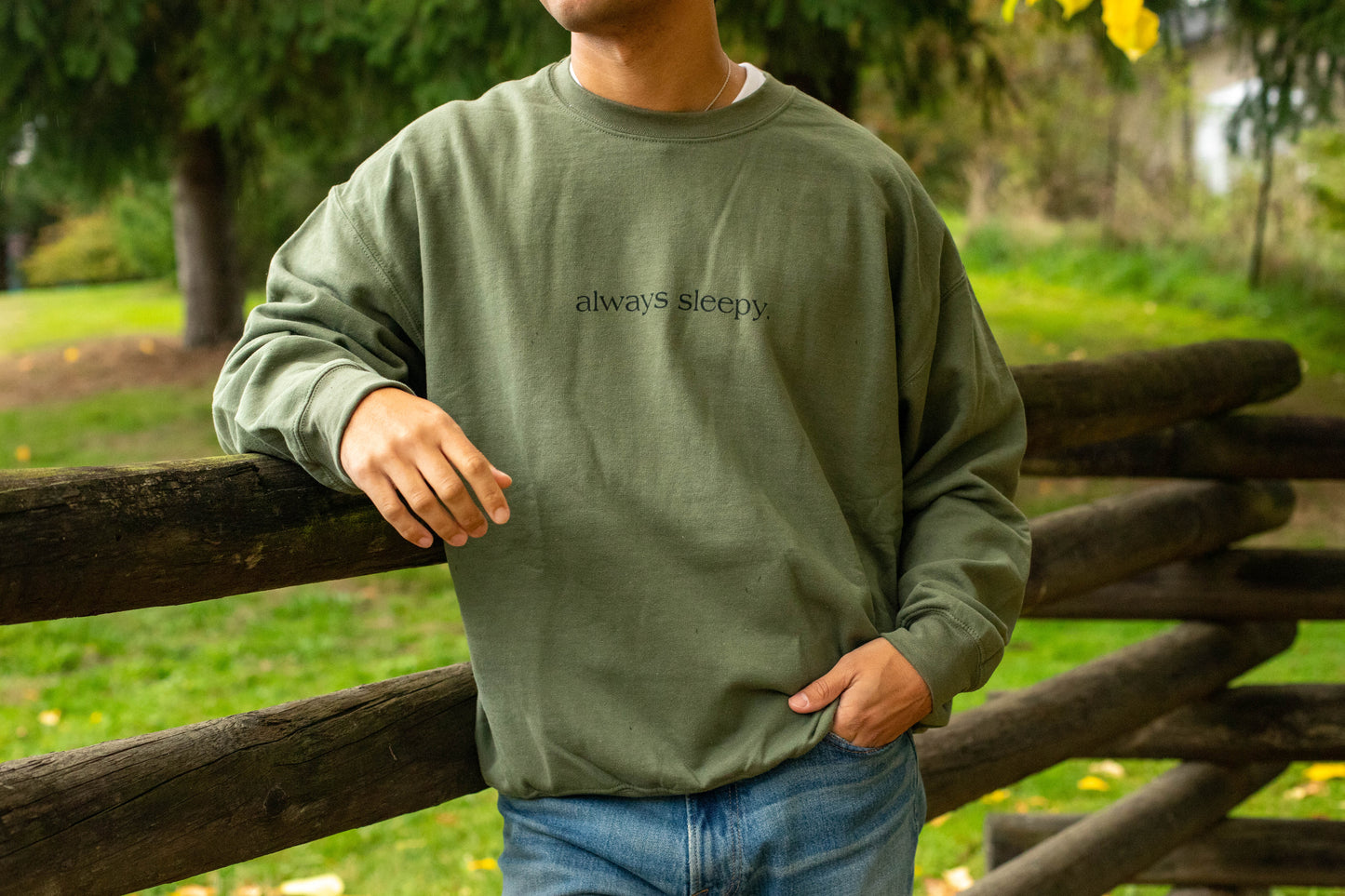 Always Sleepy Crewneck