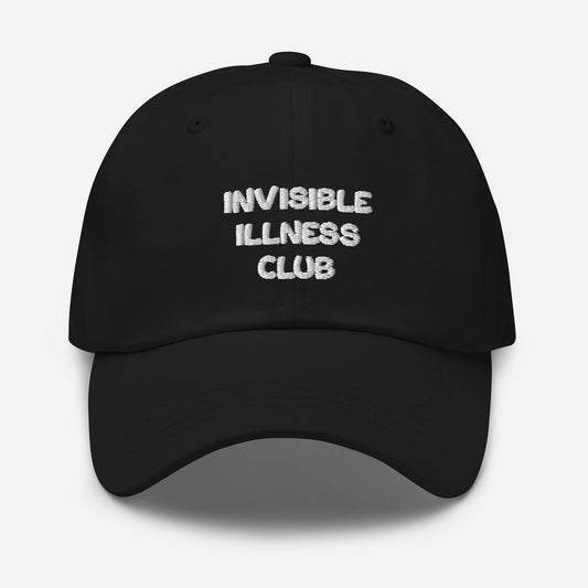 Invisible illness club baseball cap embroidered