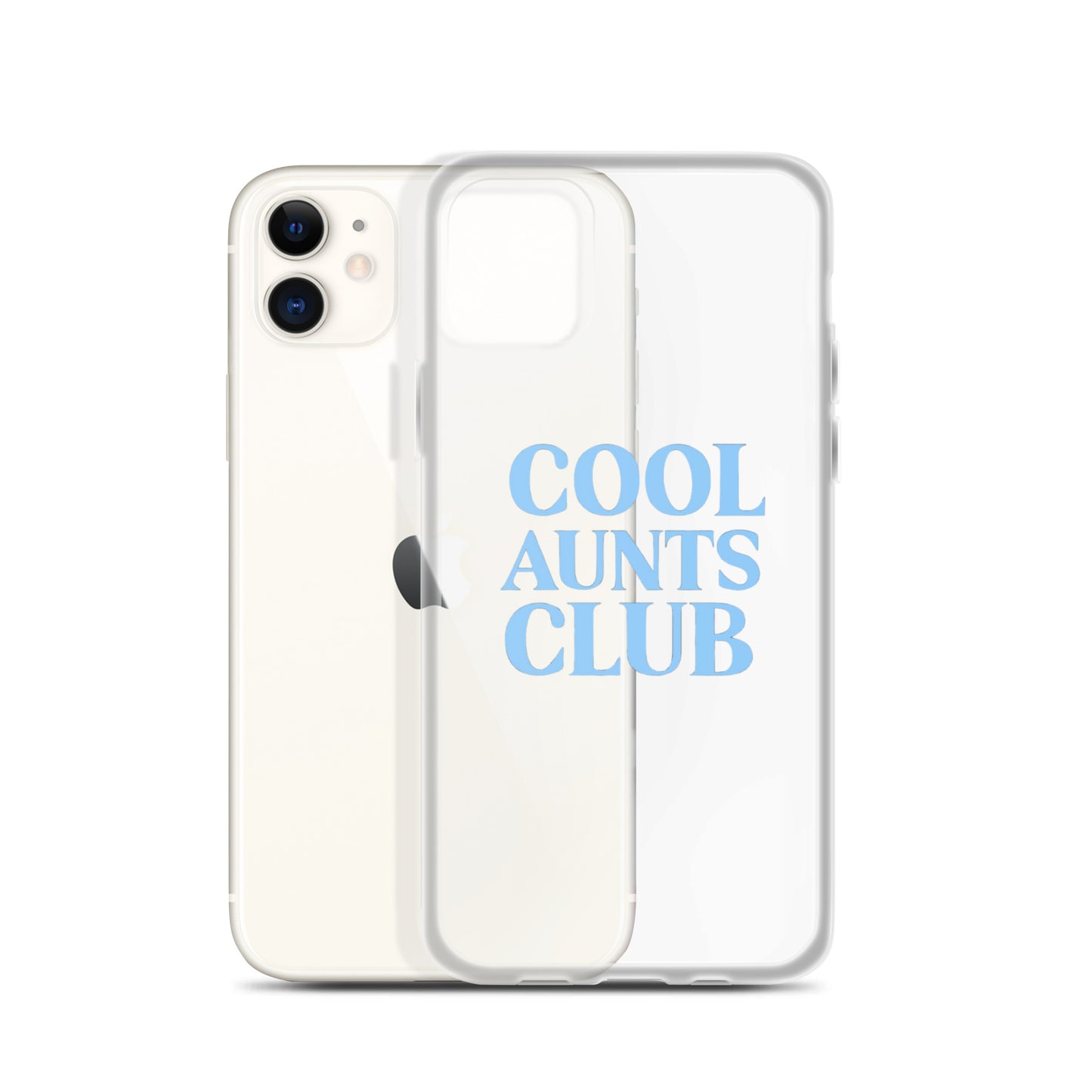 Cool Aunts Club on Clear Case for iPhone