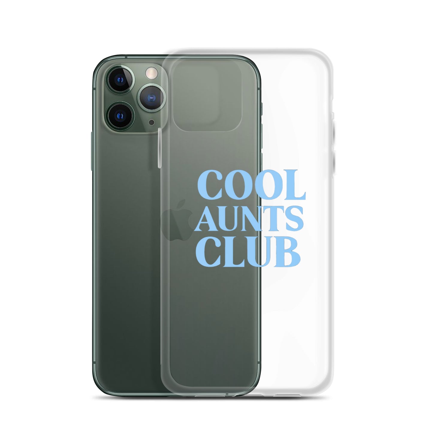 Cool Aunts Club on Clear Case for iPhone