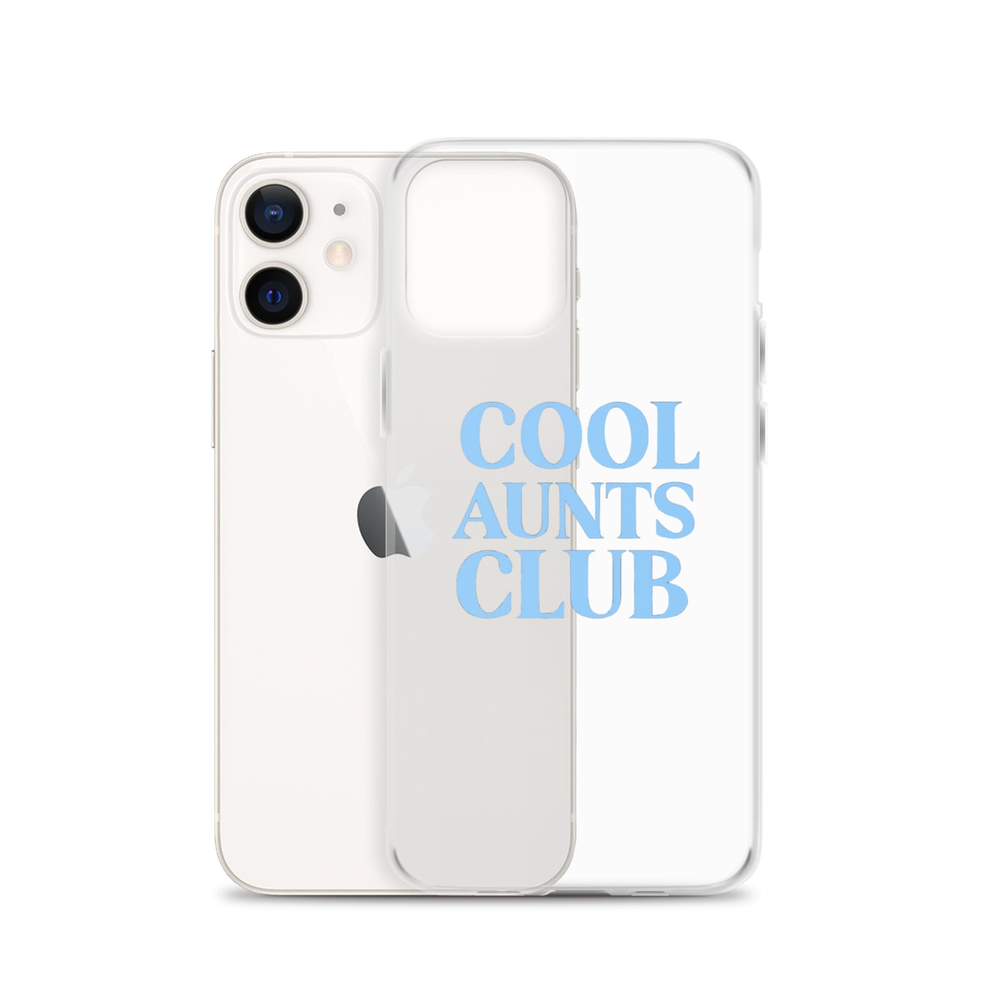 Cool Aunts Club on Clear Case for iPhone