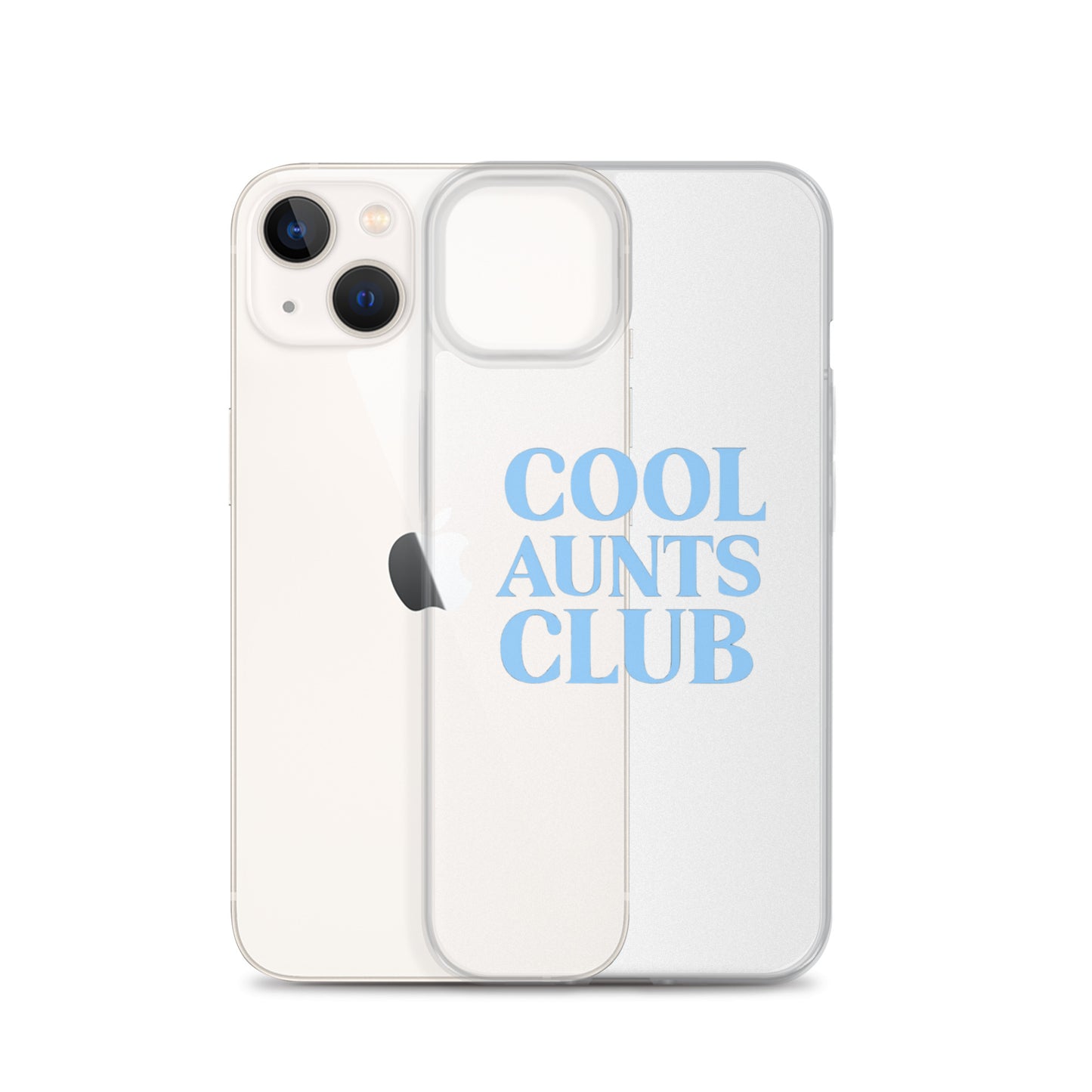 Cool Aunts Club on Clear Case for iPhone