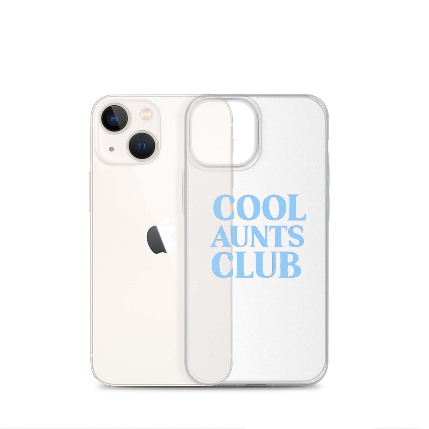 Cool Aunts Club on Clear Case for iPhone