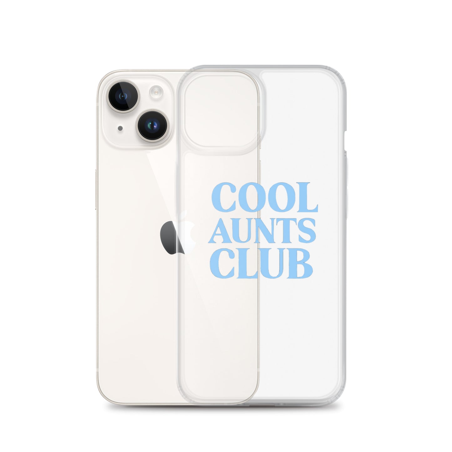 Cool Aunts Club on Clear Case for iPhone