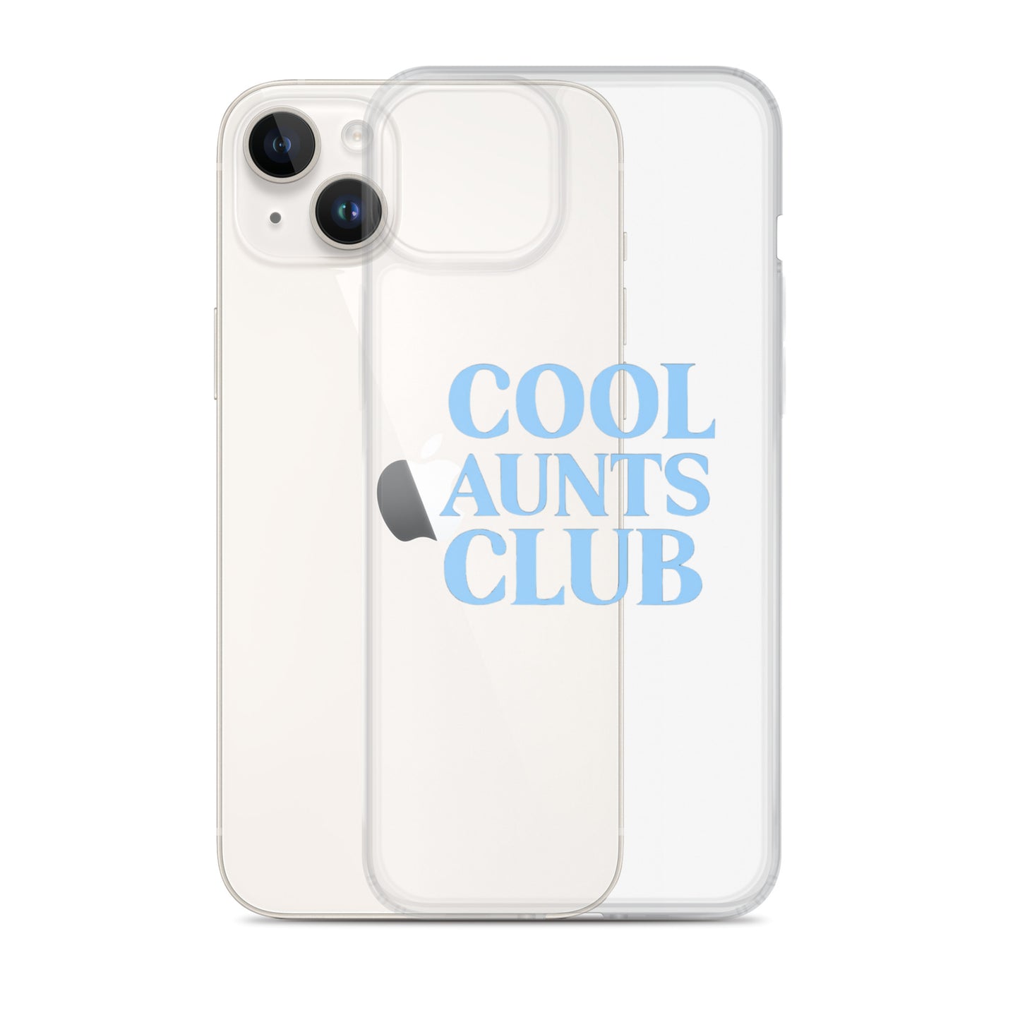 Cool Aunts Club on Clear Case for iPhone