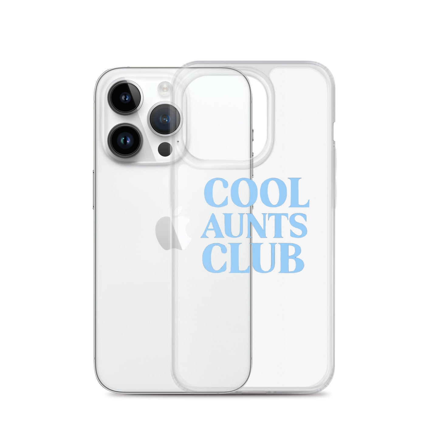 Cool Aunts Club on Clear Case for iPhone