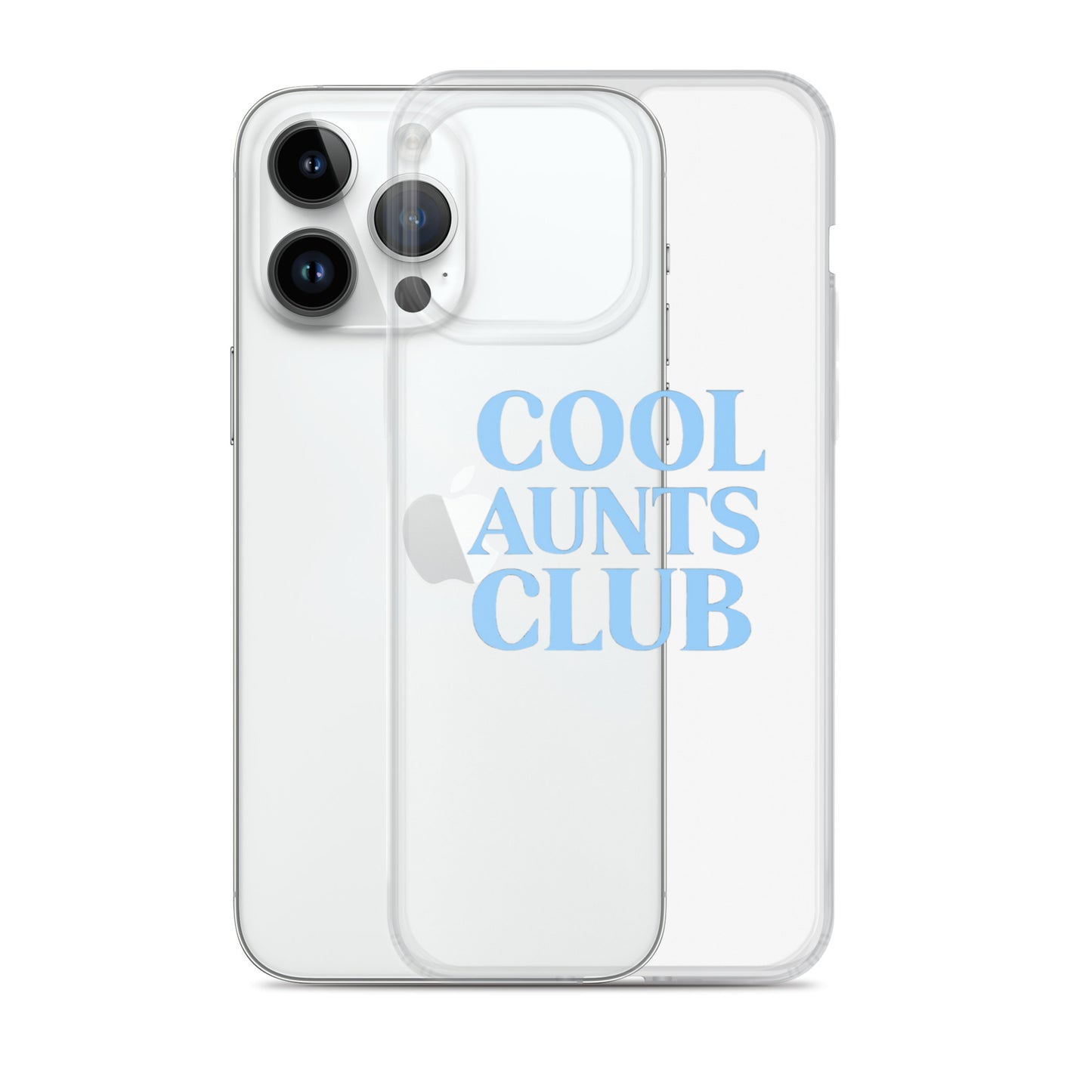 Cool Aunts Club on Clear Case for iPhone