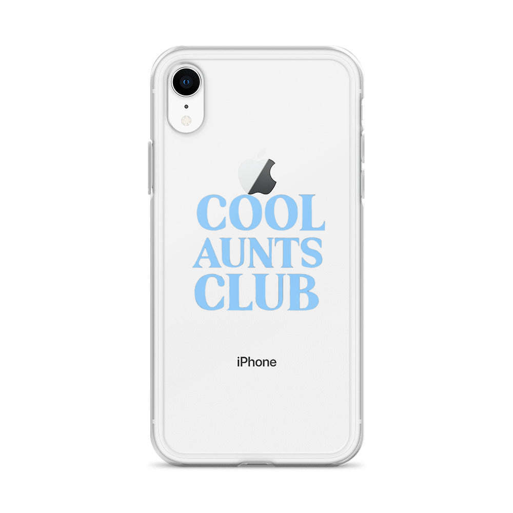 Cool Aunts Club on Clear Case for iPhone