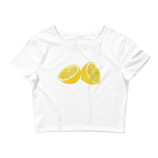 Lemons Crop Tee