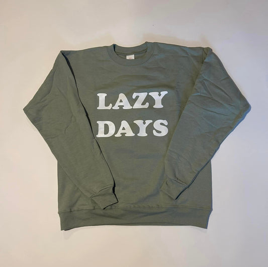 Lazy Days Crew Neck