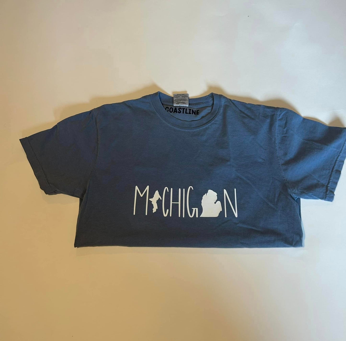 Michigan Tee with State Shapes